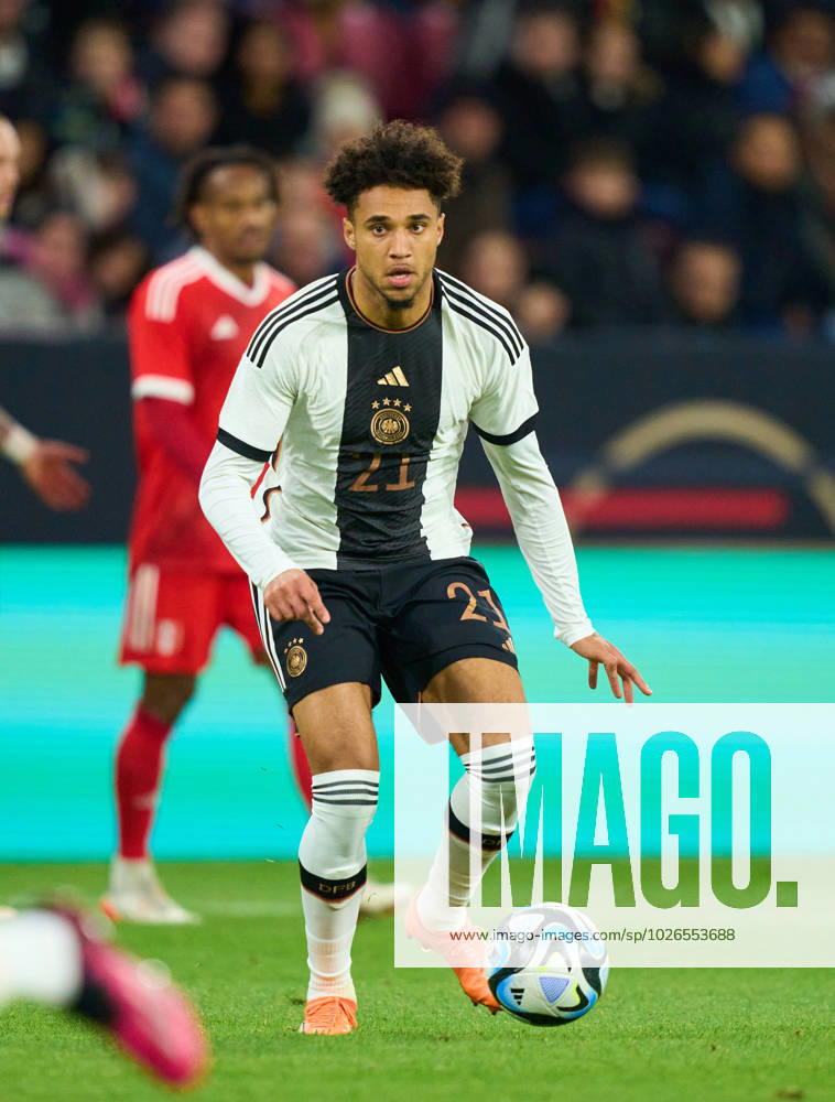Kevin Schade, DFB 21 in the friendly match GERMANY - PERU 2-0 Preparation for European Championships 2024 in Germany ,Season 2022 2023, on Mar 25, 2023 in Mainz, Germany.