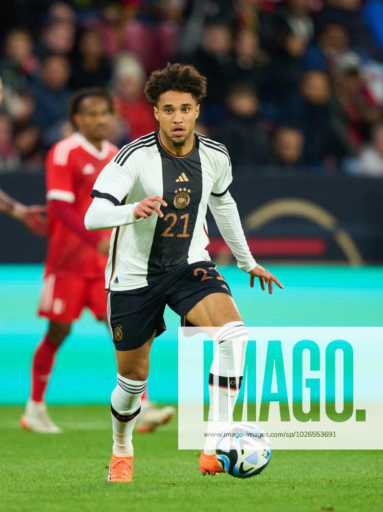 Kevin Schade, DFB 21 in the friendly match GERMANY - PERU 2-0 Preparation for European Championships 2024 in Germany ,Season 2022 2023, on Mar 25, 2023 in Mainz, Germany.
