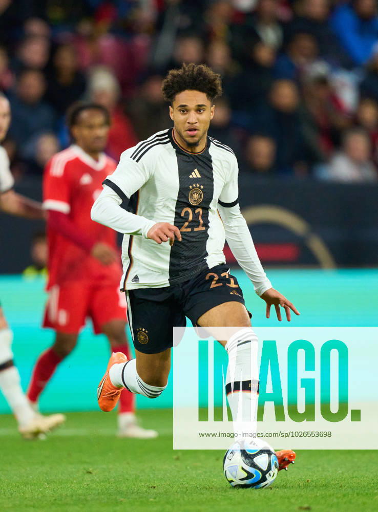 Kevin Schade, DFB 21 in the friendly match GERMANY - PERU 2-0 Preparation for European Championships 2024 in Germany ,Season 2022 2023, on Mar 25, 2023 in Mainz, Germany.