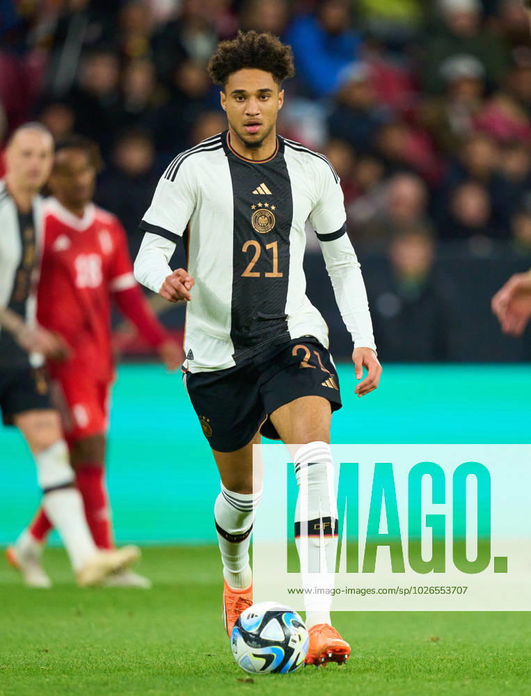 Kevin Schade, DFB 21 in the friendly match GERMANY - PERU 2-0 Preparation for European Championships 2024 in Germany ,Season 2022 2023, on Mar 25, 2023 in Mainz, Germany.
