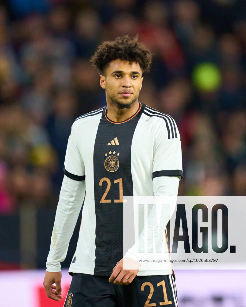 Kevin Schade, DFB 21 in the friendly match GERMANY - PERU 2-0 Preparation for European Championships 2024 in Germany ,Season 2022 2023, on Mar 25, 2023 in Mainz, Germany.