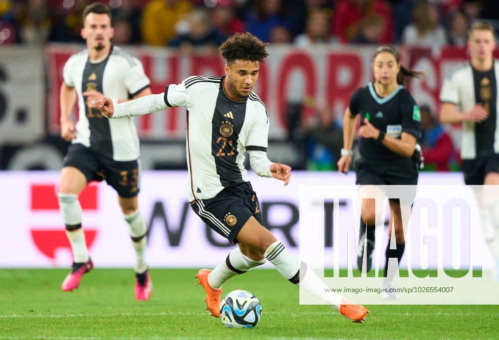 Kevin Schade, DFB 21 in the friendly match GERMANY - PERU 2-0 Preparation for European Championships 2024 in Germany ,Season 2022 2023, on Mar 25, 2023 in Mainz, Germany.