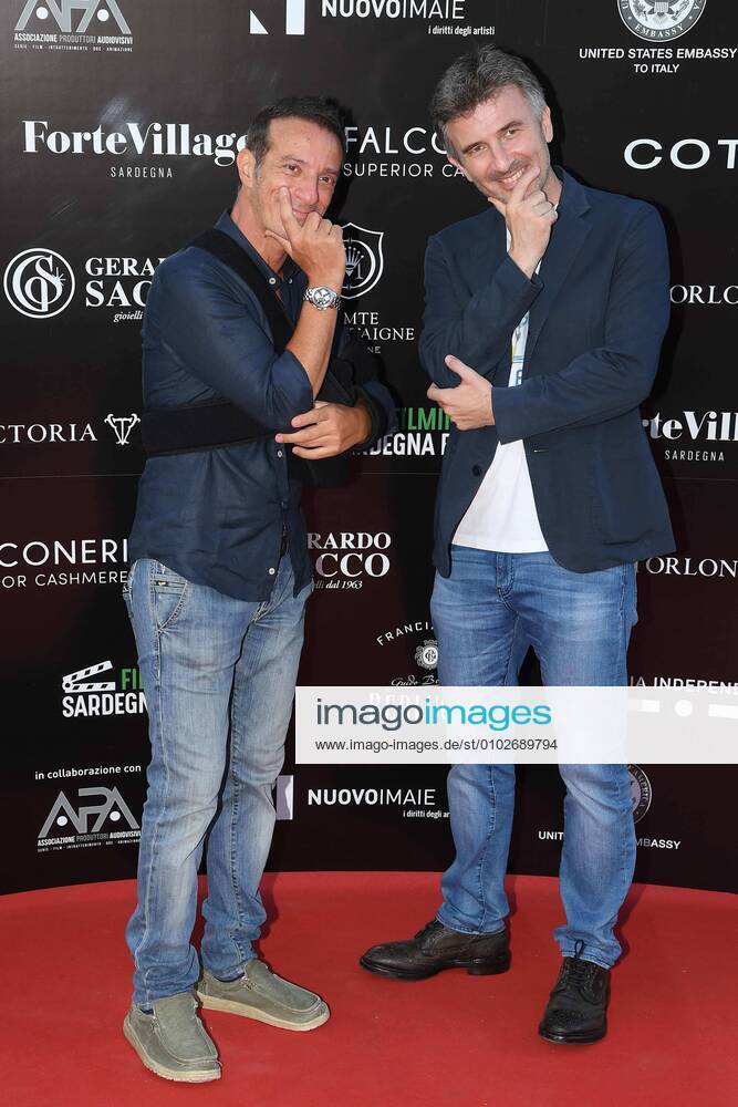 Santa Margherita di Pula .Forte Village Resort .Filming Italy Sardinia Festival. Final Evening. in the photo: Ficarra and Picone