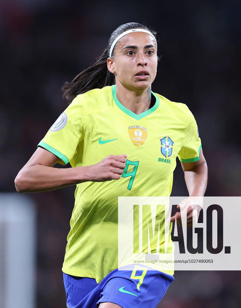 London, England, 6th April 2023. Andressa Alves of Brazil during the Women s CONMEBOL UEFA Finalissima match at Wembley Stadium, London. Picture credit should read: Paul Terry Sportimage . SPI-2352-0203