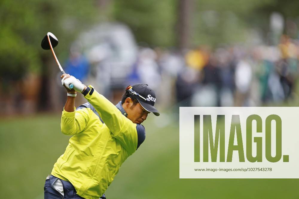 Golf: Masters Tournament Japan s Hideki Matsuyama hits off the seventh tee during the third round of the Masters Tournament at Augusta National Golf Club in Augusta, Georgia, on April 8, 2023. A14AA0001414704P