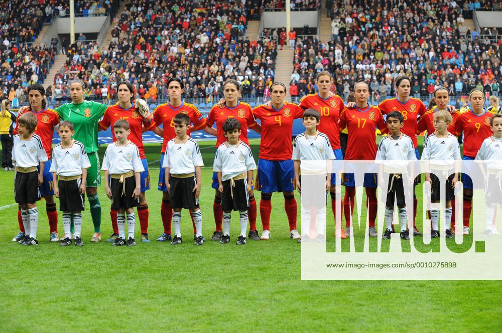 EM Qualifikation Frauen Deutschland vs. Spanien Die spanische Nationalmannschaft - ksp