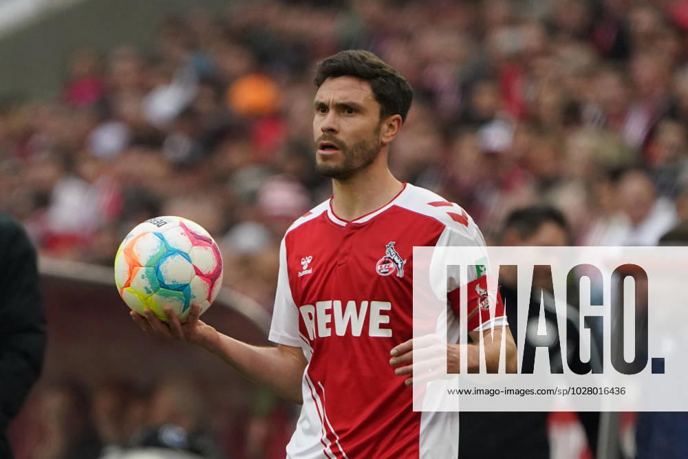 Fussball, 1.BL Saison 2022 20203, 1.FC Köln- 1.FSV Mainz 05 15.04.2023, Rheinenergie Stadion Köln Jonas Hector, 1.FC Köln, Aktion, Einzelbild,