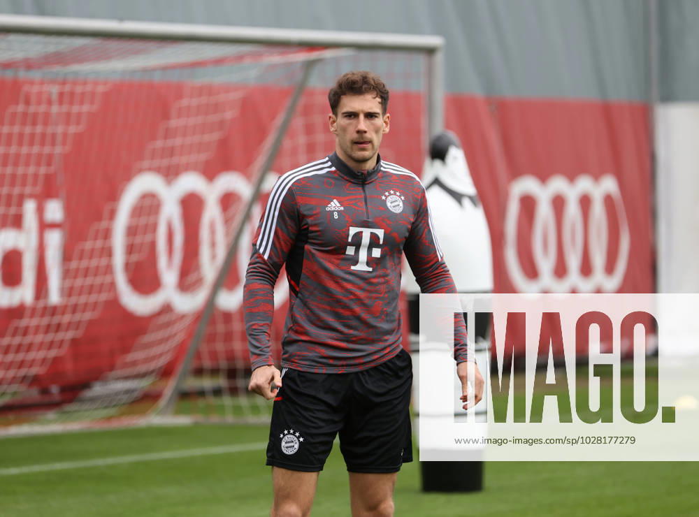 München, Deutschland 18. April 2023: Fussball, Herren, Saison 2022 2023, FC Bayern München, Säbener Strasse, Trainingsgelände, Training, Abschlusstraining Leon Goretzka (FC Bayern München)