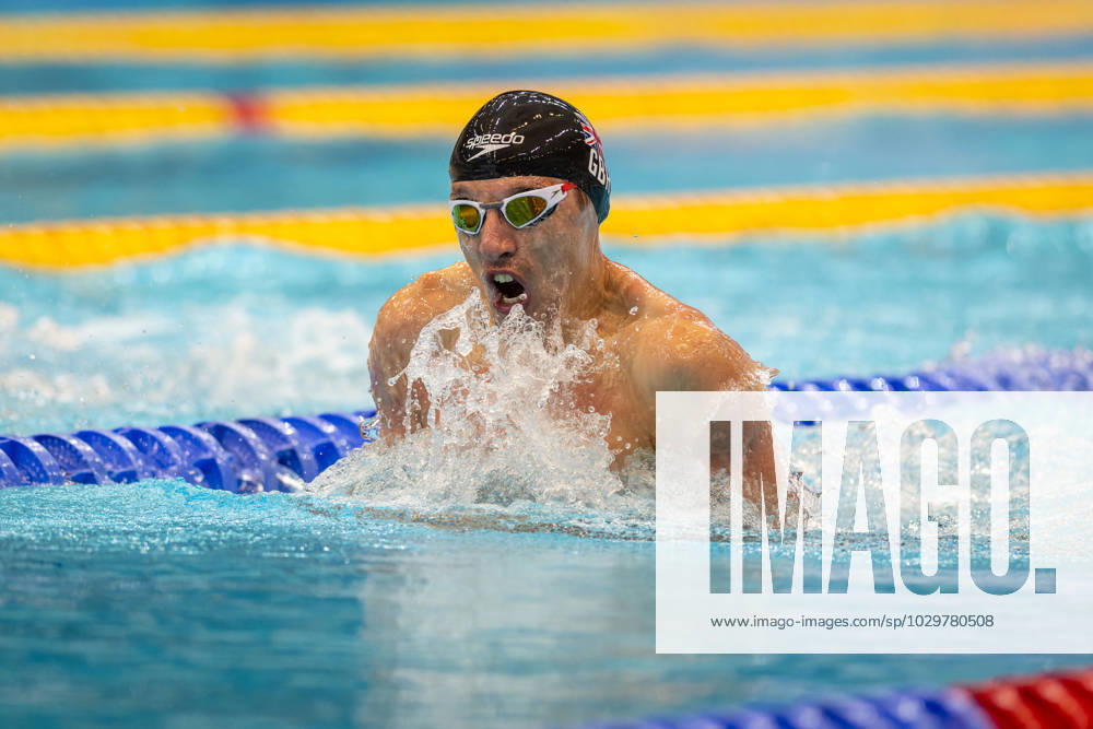 Schwimmen Berlin 11.05.2023 Paraschwimmen Para Schwimmen IDM 2023 Scott Quin (GBR)