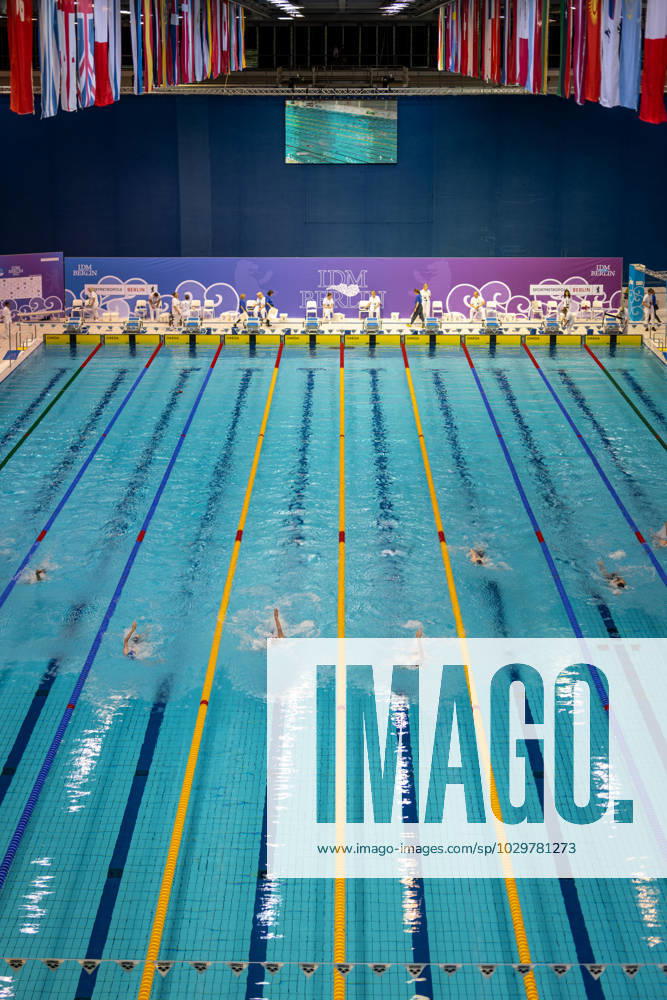 Schwimmen Berlin 11.05.2023 Paraschwimmen Para Schwimmen IDM 2023 Schwimm- und Sprunghalle im Europasportpark SSE Sportstätte