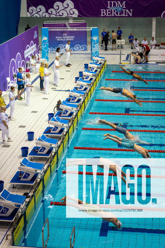 Schwimmen Berlin 11.05.2023 Paraschwimmen Para Schwimmen IDM 2023 Start Feature