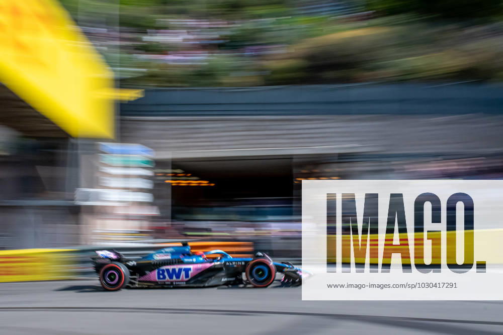 MONTE CARLO, MONACO: Esteban Ocon, racing for the Alpine team during the 2023 Formula 1 Monaco Grand Prix at the Circuit de Monaco in Monte Carlo, Monaco
