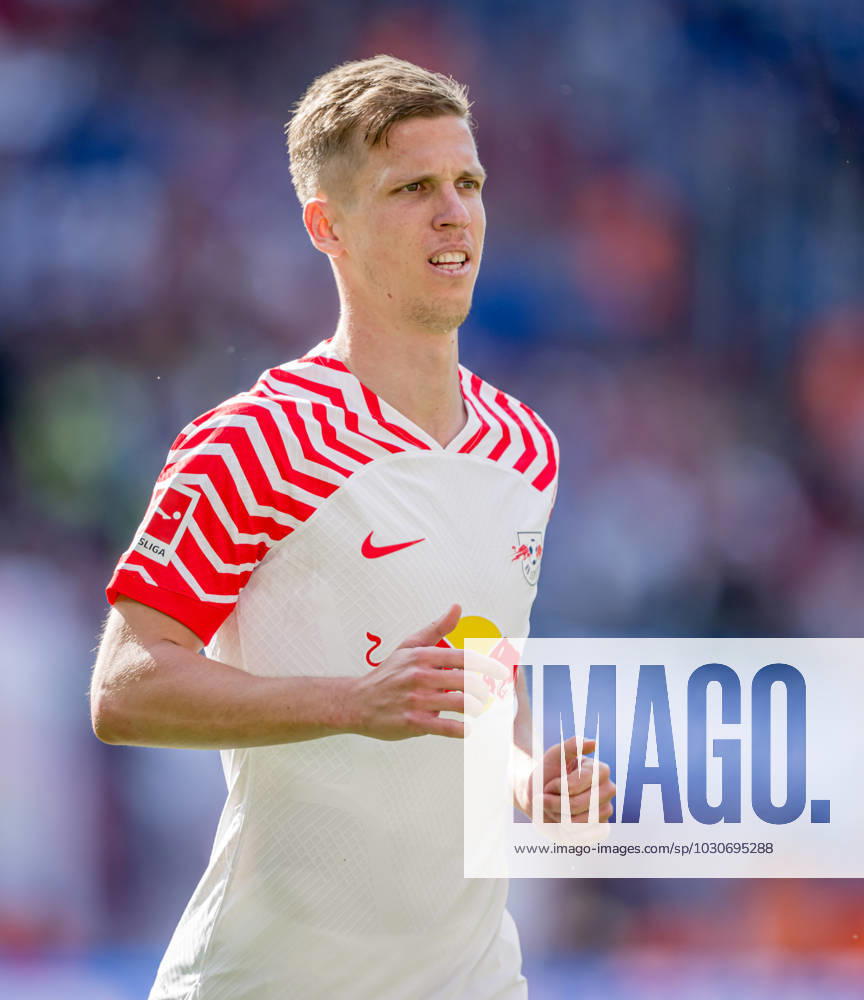 Leipzigs Dani Olmo. Fussball 1. Bundesliga, 34. Spieltag: RB Leipzig - FC Schalke 04 4:2. 27. Mai 2023: Leipzig, Red Bull Arena. RB Leipzig - FC Schalke 04 4:2