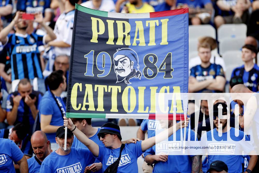 , Ataturk Olympic Stadium , Champions League Football season 2022 2023 between Manchester City and Inter Milan. Fans of Inter Manchester City - Inter Milan x21278720x
