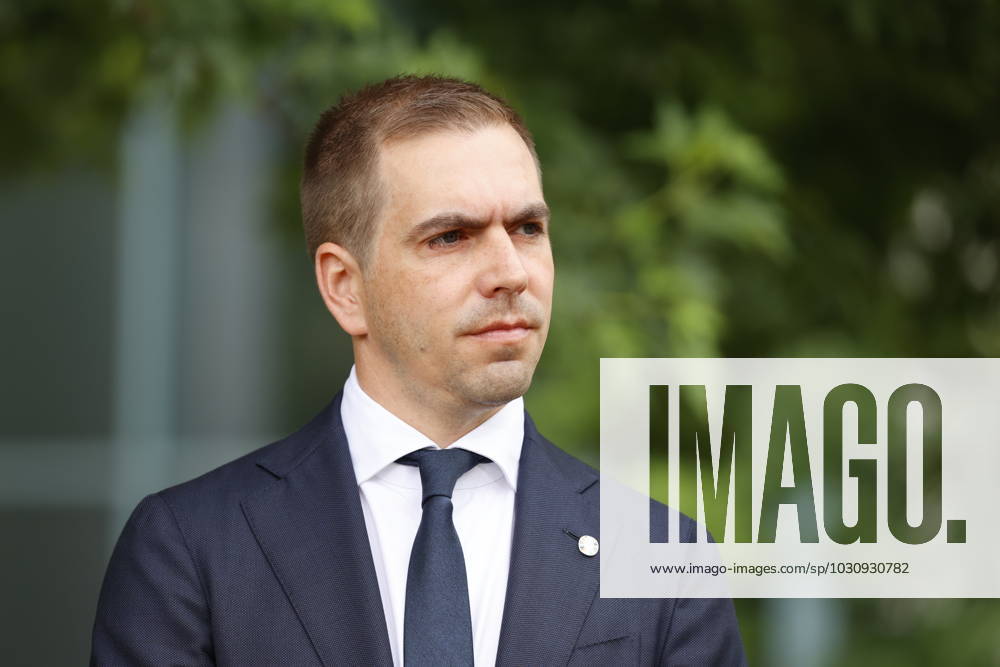Turnierdirektor EURO 2024 Philipp Lahm, Deutschland, Berlin, Bundeskanzleramt, Bildtermin von Bundeskanzler Scholz und Bundesministerin Faeser mit Vertretern des DFB anlässlich der Fußball-EM 2024 in Deutschland