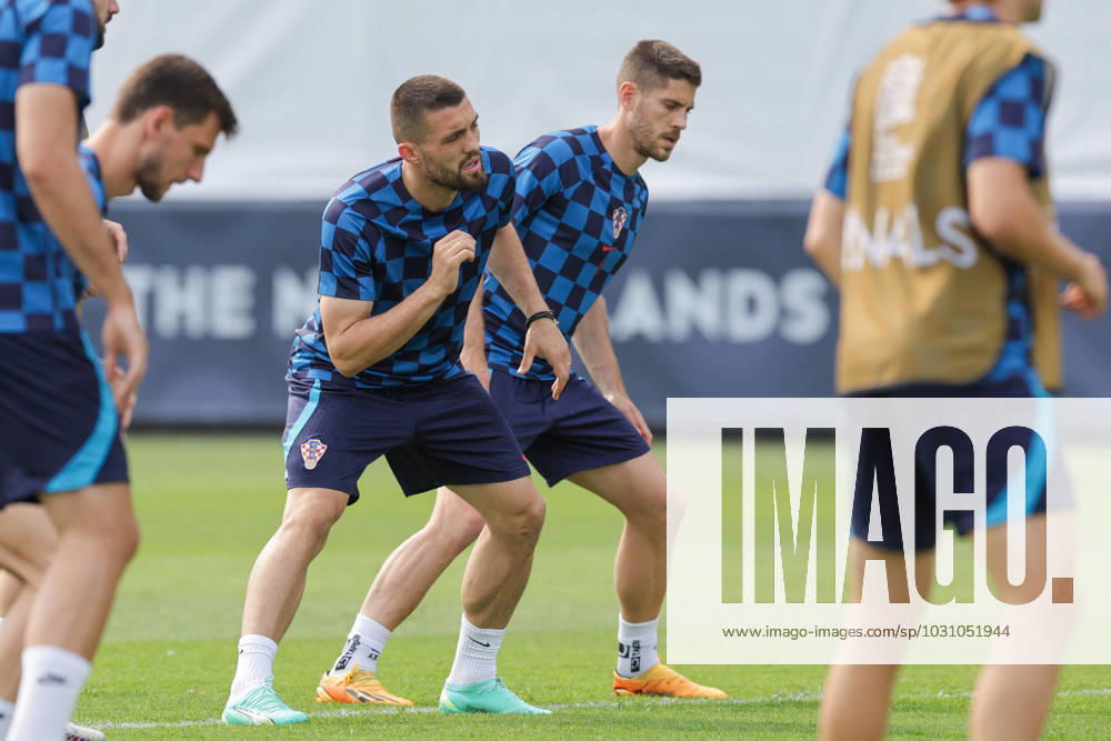 Training of the Croatian national football team Mateo Kovacic of Croatia at the training of the Croatian national football team on the field of Feyenoord s football academy in Rotterdam, Netherlands on June 17, 2023. LukaxStanzl PIXSELL