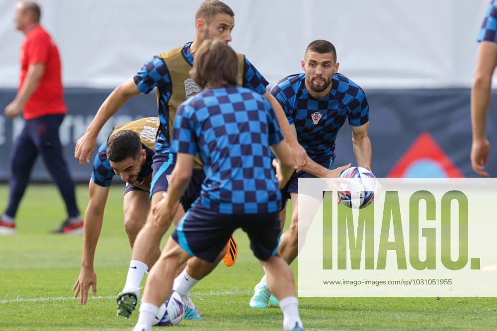 Training of the Croatian national football team Mateo Kovacic of Croatia at the training of the Croatian national football team on the field of Feyenoord s football academy in Rotterdam, Netherlands on June 17, 2023. LukaxStanzl PIXSELL