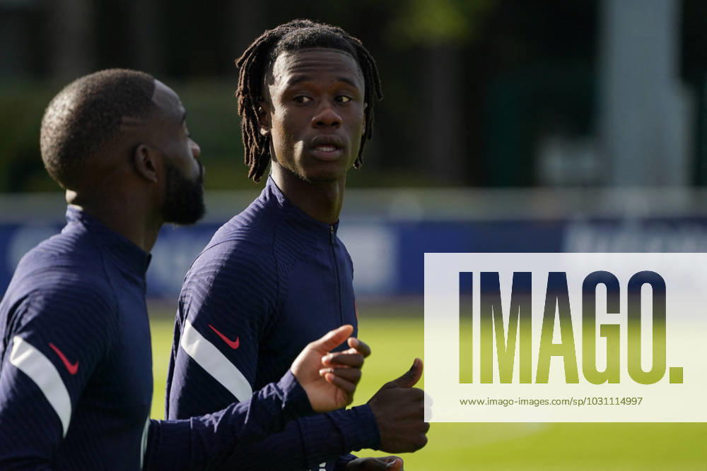 French Football Team Training Session - Clairefontaine Handout - Eduardo Camavinga during a training session at the French National Football Centre in Clairefontaine, Yvelines, France on August 31, 2020. Photo by ABACAPRESS.COM Calirefontaine France