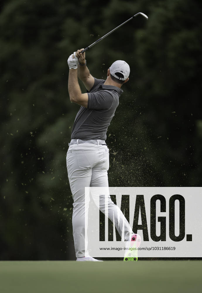 Golfer Rory Mcllroy during the 1st round at the US Open at the Los Angeles Country Club on June 15. Los Angeles USA - ZUMAh234 20230615_zsp_h234_027