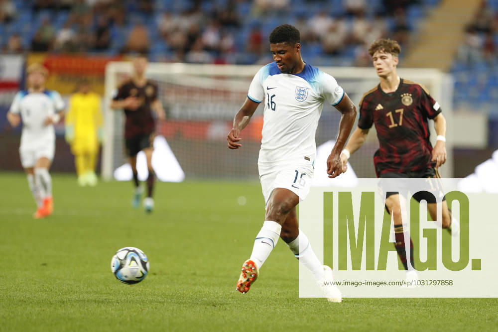 UEFA U21, U 21 EM, Deutschland - England, 3. Gruppenspiel, 28.06.2023, Batumi Ben JOHNSON (16, England), UEFA U21-Fussball-Europameisterschaft in Rumaenien und Georgien, Deutschland - England, 3. Gruppenspiel, 28.06.2023, Batumi