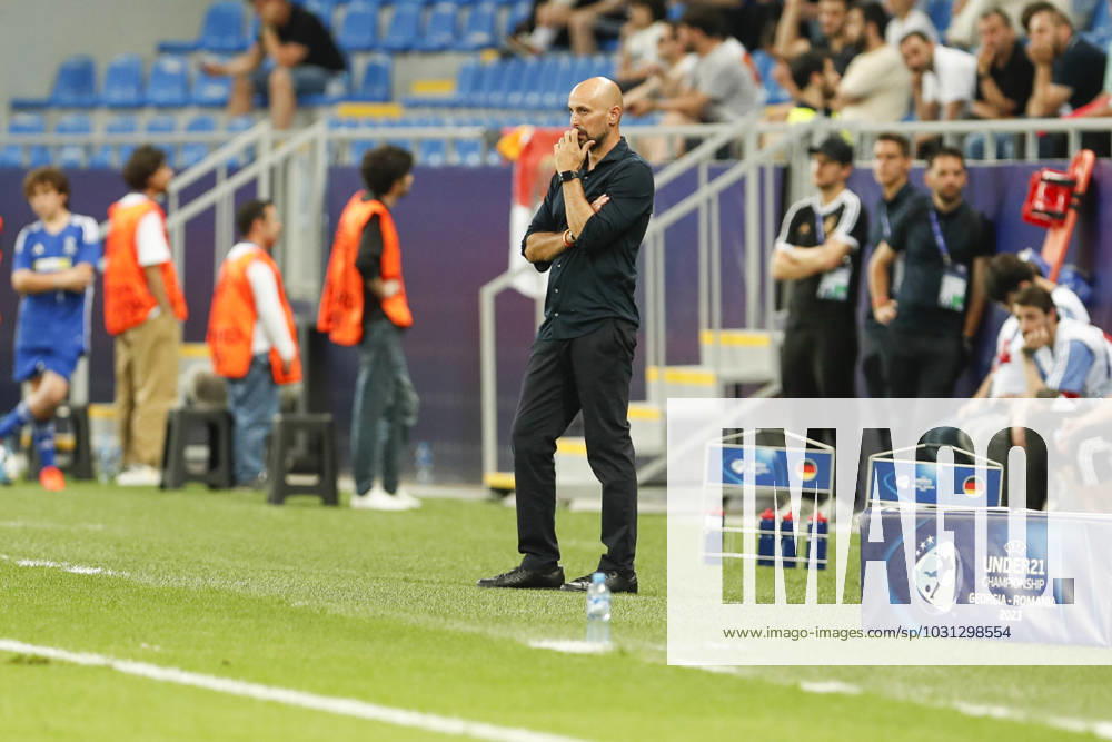 UEFA U21, U 21 EM, Deutschland - England, 3. Gruppenspiel, 28.06.2023, Batumi Antonio DI SALVO (Deutschland, Cheftrainer), UEFA U21-Fussball-Europameisterschaft in Rumaenien und Georgien, Deutschland - England, 3. Gruppenspiel, 28.06.2023, Batumi