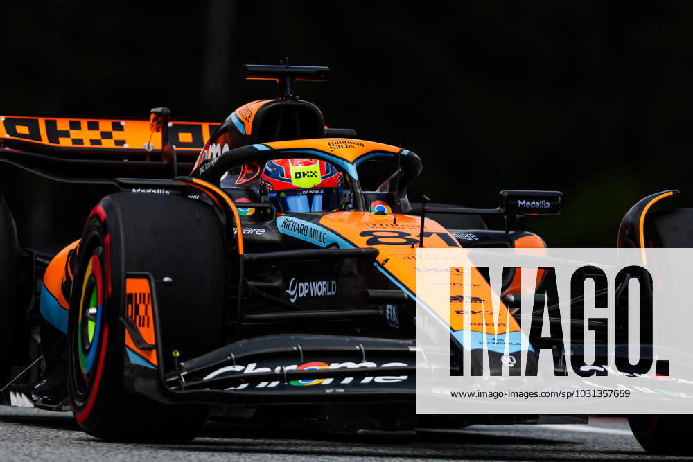 81 PIASTRI Oscar (aus), McLaren F1 Team MCL60, action during the 2023 Formula 1 Rolex Grosser Preis von Osterreich, 2023 Austrian Grand Prix, 9th round of the 2023 Formula One World Championship, WM, Weltmeisterschaft from June 30 to July 2, 2023 on the Red Bull Ring, in Spielberg, Austria
