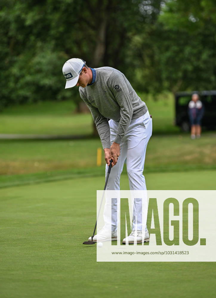 2nd July 2023; The Belfry, Sutton Coldfield, West Midlands, England: Betfred British Masters Golf, Day 4; Wilco Nienaber on the 12th green ActionPlus12526217 GodfreyxPitt
