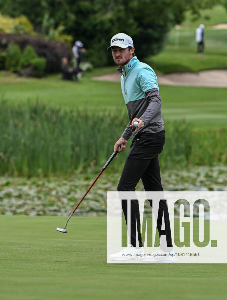2nd July 2023; The Belfry, Sutton Coldfield, West Midlands, England: Betfred British Masters Golf, Day 4; Andrew Wilson finishes his round 1 over par ActionPlus12526240 GodfreyxPitt