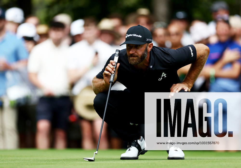 Mandatory Credit: Photo by James Marsh Shutterstock (13995948aj) Dustin Johnson of USA and team Aces during his round. LIV Golf Invitational London, Day Two, Golf, Centurion Club, Hemel Hempstead, UK - 08 Jul 2023 LIV Golf Invitational London, Day Two, Golf, Centurion Club, Hemel Hempstead, UK - 08 Jul 2023