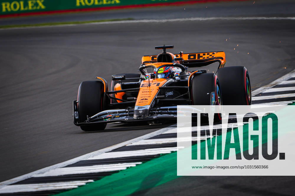 81 PIASTRI Oscar (aus), McLaren F1 Team MCL60, action during the 2023 Formula 1 Aramco British Grand Prix, 10th round of the 2023 Formula One World Championship, WM, Weltmeisterschaft from July 7 to 9, 2023 on the Silverstone Circuit, in Silverstone, United Kingdom