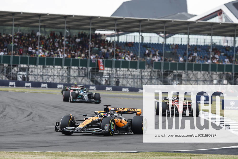 81 PIASTRI Oscar (aus), McLaren F1 Team MCL60, action during the 2023 Formula 1 Aramco British Grand Prix, 10th round of the 2023 Formula One World Championship, WM, Weltmeisterschaft from July 7 to 9, 2023 on the Silverstone Circuit, in Silverstone, United Kingdom