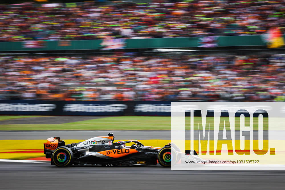 81 PIASTRI Oscar (aus), McLaren F1 Team MCL60, action during the 2023 Formula 1 Aramco British Grand Prix, 10th round of the 2023 Formula One World Championship, WM, Weltmeisterschaft from July 7 to 9, 2023 on the Silverstone Circuit, in Silverstone, United Kingdom