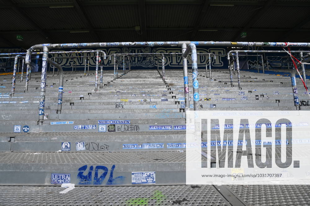 Übersicht des Stadion am Böllenfalltor des SV Darmstadt 98 fotografiert beim Fußball Testspiel Spiel Darmstadt 98 gegen Norwich City am 12.7.2023 in Darmstadt.