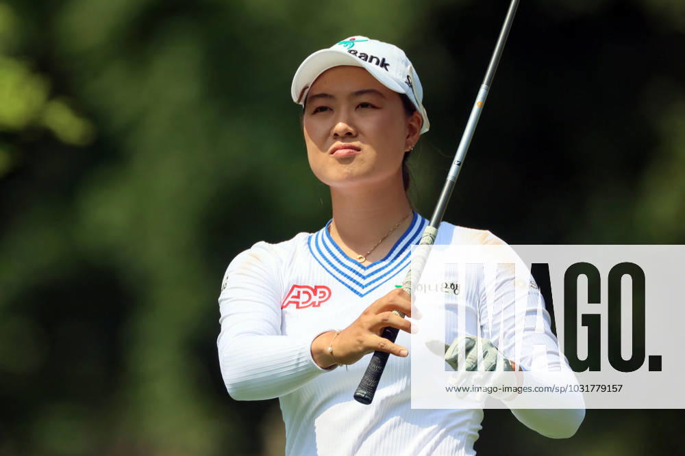 DANA Open Minjee Lee of Perth, Australia hits from the 6th tee during the second round of the Dana Open golf tournament at Highland Meadows Golf Club in Sylvania, Ohio USA, on Friday, July 14, 2023. Sylvania Ohio United States