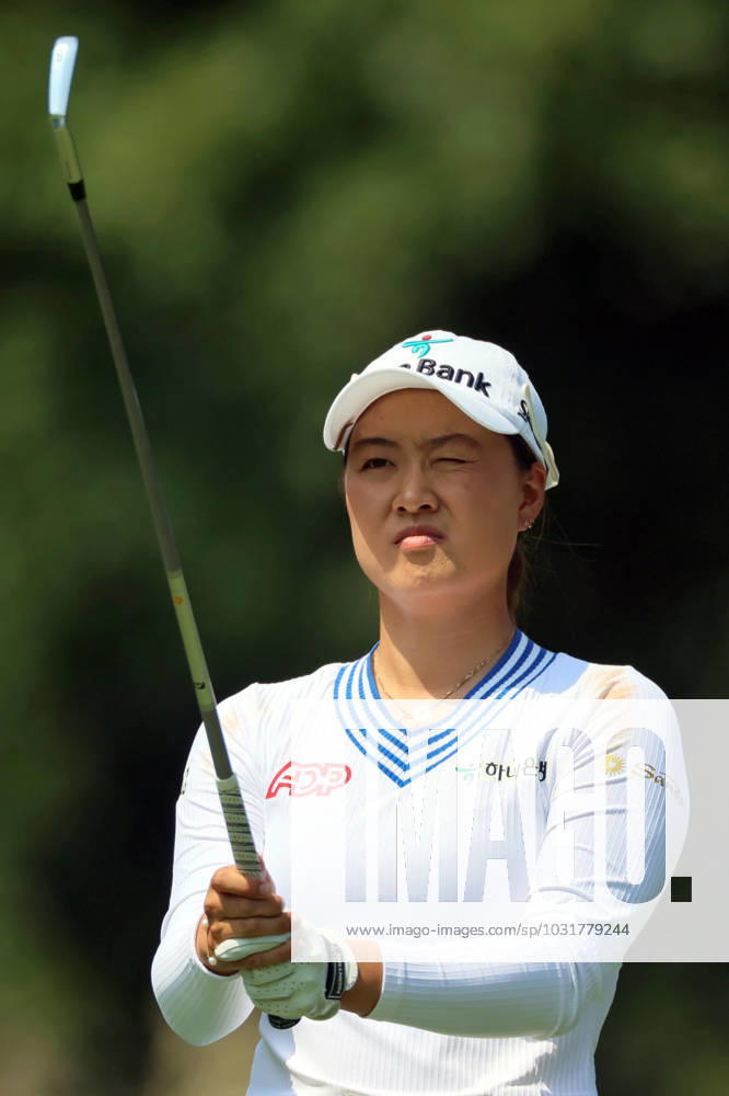 DANA Open Minjee Lee of Perth, Australia looks down the fairway from the 6th tee during the second round of the Dana Open golf tournament at Highland Meadows Golf Club in Sylvania, Ohio USA, on Friday, July 14, 2023. Sylvania Ohio United States