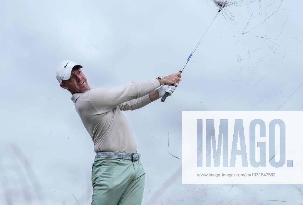 Mandatory Credit: Photo by Stuart Wallace Shutterstock (14003901k) Rory McIlroy (NIR) plays out of the rough on the 2nd hole during the final round. Genesis Scottish Open, Day Four, Golf, The Renaissance Club, North Berwick, UK - 16 Jul 2023 Genesis Scottish Open, Day Four, Golf, The Renaissance Club, North Berwick, UK - 16 Jul 2023
