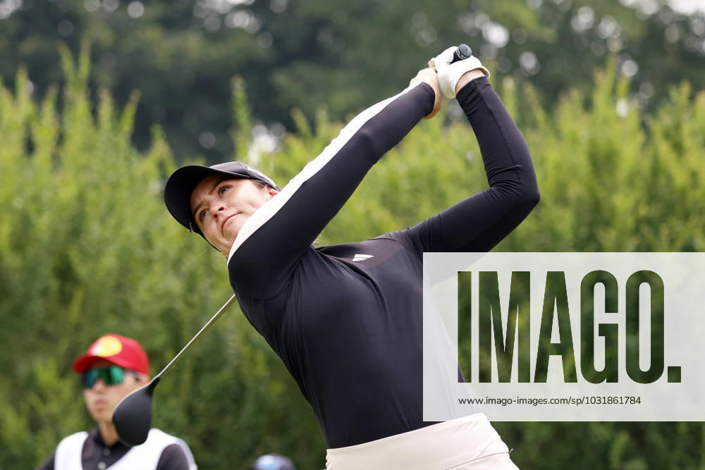 SYLVANIA, OH - JULY 15: LPGA, Golf Damen golfer Linn Grant plays her tee shot on the 4th hole during the final round of the Dana Open on July 16, 2023, at Highland Meadows Golf Club in Sylvania, Ohio. (Photo by Brian Spurlock Icon Sportswire) GOLF: JUL 15 LPGA Dana Open Icon230716013