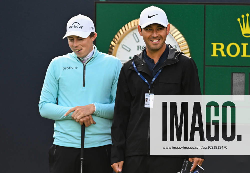 Mandatory Credit: Photo by Greig Cowie Shutterstock (14012011cm) Matt Fitzpatrick and Rory McIlroy s Caddy Harry Diamond on the 1st Tee The British Open Championship, Practice, Golf, Royal Liverpool Golf Club, Liverpool, UK - 17 Jul 2023 The British Open Championship, Practice, Golf, Royal Liverpool Golf Club, Liverpool, UK - 17 Jul 2023