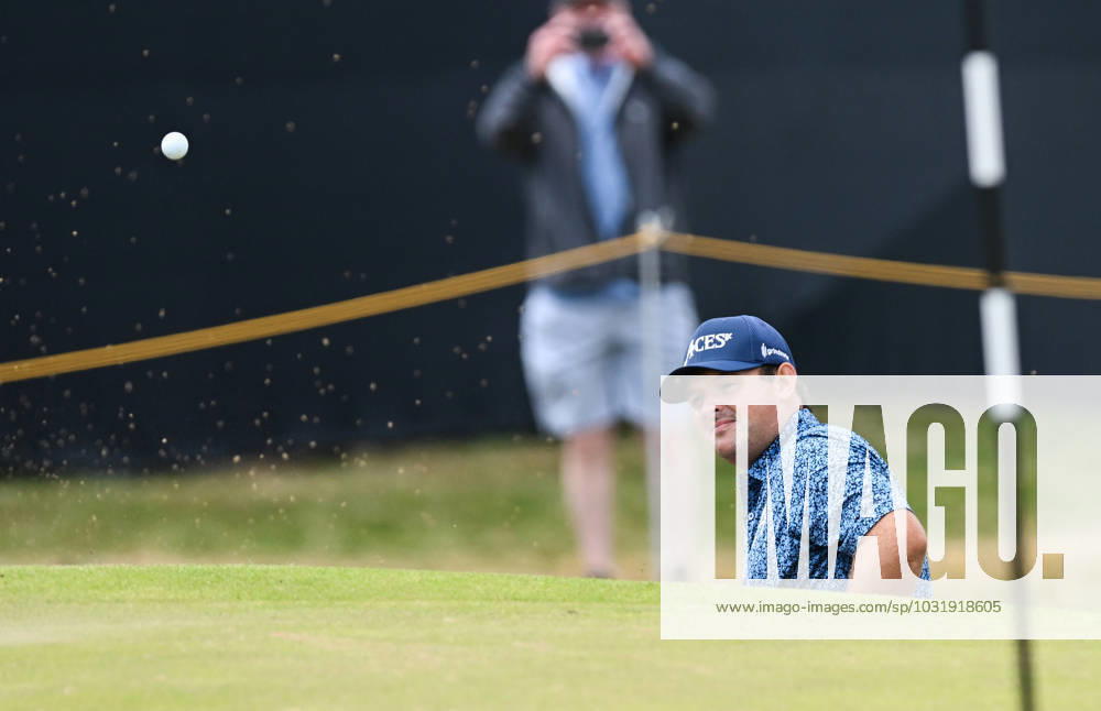 Mandatory Credit: Photo by Greig Cowie Shutterstock (14012011ek) Patrick Reed on the 2nd Green The British Open Championship, Practice, Golf, Royal Liverpool Golf Club, Liverpool, UK - 17 Jul 2023 The British Open Championship, Practice, Golf, Royal Liverpool Golf Club, Liverpool, UK - 17 Jul 2023