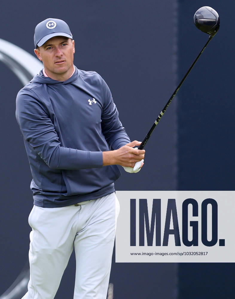 20th July 2023; Royal Liverpool Golf Club, Hoylake, Merseyside, England: The Open Championship Round 1;Jordan Speith (USA) on the first tee ActionPlus12532693 DavidxBlunsden