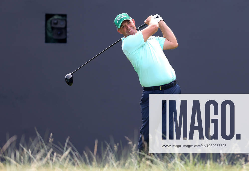 20th July 2023; Royal Liverpool Golf Club, Hoylake, Merseyside, England: The Open Championship Round 1; Padraig Harrington (IRE) on the first tee ActionPlus12532728 DavidxBlunsden