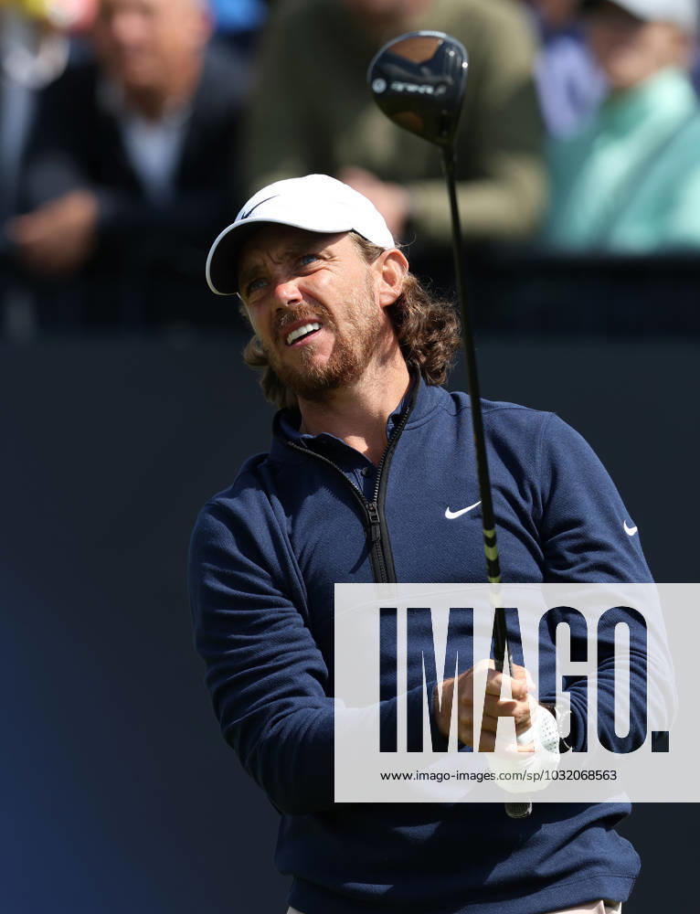 20th July 2023; Royal Liverpool Golf Club, Hoylake, Merseyside, England: The Open Championship Round 1; Tommy Fleetwood (ENG) hits a driver from the 8th tee ActionPlus12532856 DavidxBlunsden