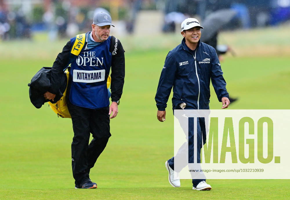 Mandatory Credit: Photo by Greig Cowie Shutterstock (14015635m) Kurt Kitayama on the 2nd Green The British Open Championship, Day Three, Golf, Royal Liverpool Golf Club, Liverpool, UK - 22 Jul 2023 The British Open Championship, Day Three, Golf, Royal Liverpool Golf Club, Liverpool, UK - 22 Jul 2023