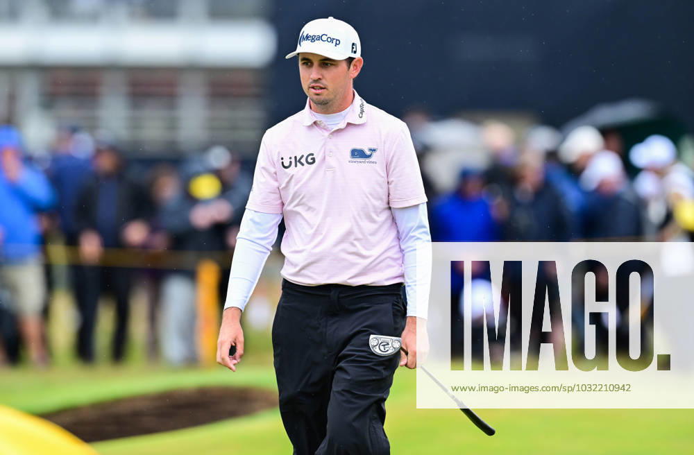 Mandatory Credit: Photo by Greig Cowie Shutterstock (14015635p) JT Poston on the 2nd Green The British Open Championship, Day Three, Golf, Royal Liverpool Golf Club, Liverpool, UK - 22 Jul 2023 The British Open Championship, Day Three, Golf, Royal Liverpool Golf Club, Liverpool, UK - 22 Jul 2023