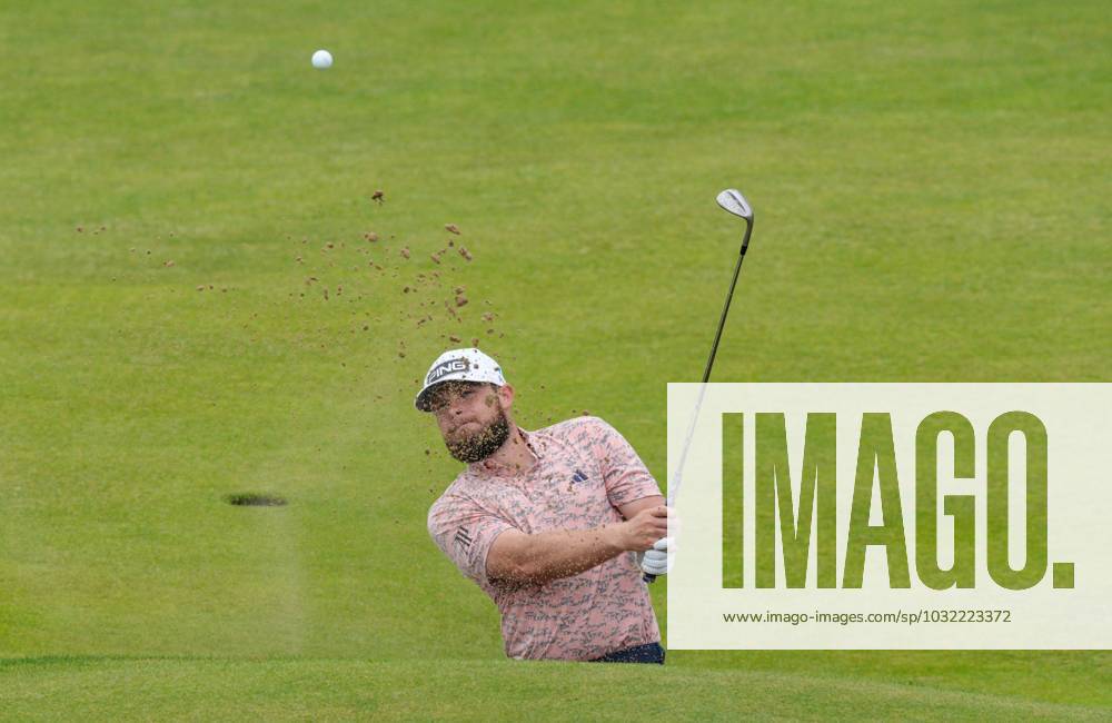 Mandatory Credit: Photo by Dave Shopland Shutterstock (14015636bm) Tyrell Hatton from England on the 18th The British Open Championship, Day Three, Golf, Royal Liverpool Golf Club, Liverpool, UK - 22 Jul 2023 The British Open Championship, Day Three, Golf, Royal Liverpool Golf Club, Liverpool, UK - 22 Jul 2023