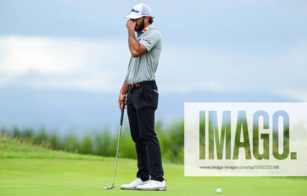 Mandatory Credit: Photo by Greig Cowie Shutterstock (14015635cj) Max Homa looks dejected on the 14th Green The British Open Championship, Day Three, Golf, Royal Liverpool Golf Club, Liverpool, UK - 22 Jul 2023 The British Open Championship, Day Three, Golf, Royal Liverpool Golf Club, Liverpool, UK - 22 Jul 2023