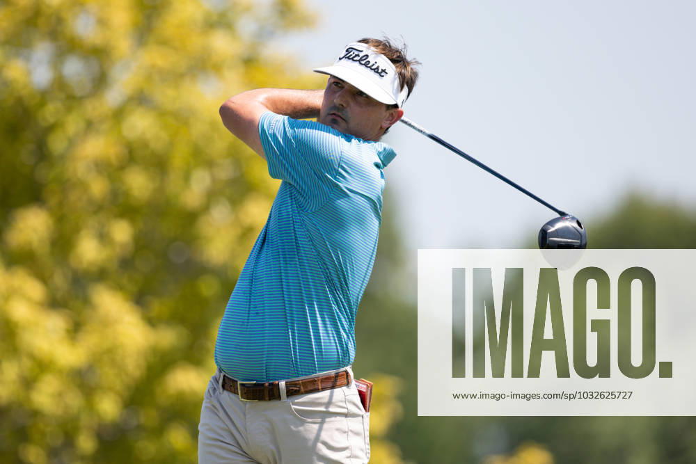 BLAINE, MN - JULY 27: Satoshi Kodaira during the first round of the 3M Open at TPC Twin Cities on July 27, 2023 in Blaine, Minnesota. (Photo by Bailey Hillesheim Icon Sportswire) GOLF: JUL 27 PGA, Golf Herren - 3M Open Round 1 Icon2307270353