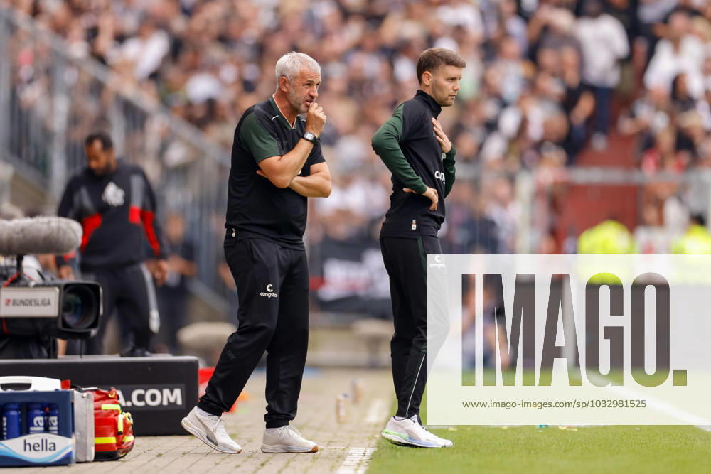 - Fußball, 2. Bundesliga 2023 24, FC St. Pauli - Fortuna Düsseldorf: Peter Nemeth (FC St. Pauli, Co-Trainer), Fabian Hürzeler (FC St. Pauli, Trainer) DFL REGULATIONS PROHIBIT ANY USE OF PHOTOGRAPHS AS IMAGE SEQUENCES AND OR QUASI-VIDEO.