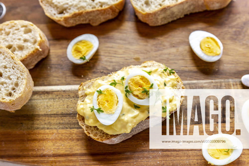 Egg salad baguette with cress SARF04613