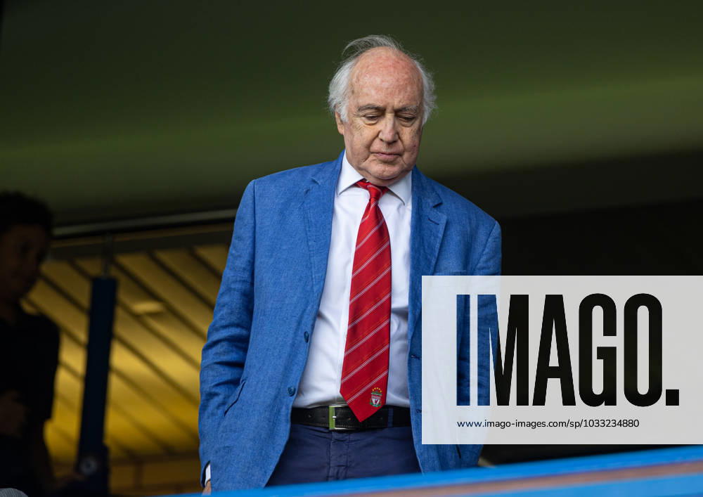 Football - FA Premier League - Chelsea FC v Liverpool FC LONDON, ENGLAND - Sunday, August 13, 2023: Former leader of the Conservative Party Michael Howard seen before the FA Premier League match between Chelsea FC and Liverpool FC at Stamford Bridge. LONDON Stamford Bridge GREATER LONDON ENGLAND